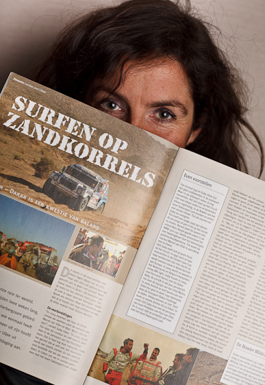 Artikel Gaby & Tim die meedoen aan Dakar-rally